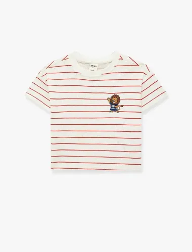 Resim Koton Erkek Bebek T-shirt 6SMB10219TK