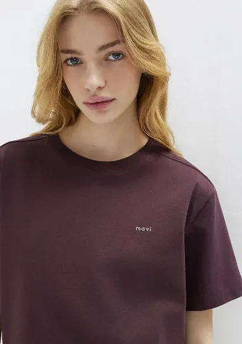 Resim Mavi Kadın T-shirt M1613984-70223