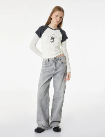 Resim Koton Kadın T-shirt 6SAL10067IK