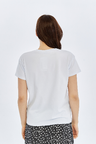 Resim Viole&More Kadın T-Shirt Yk21 California Baskılı