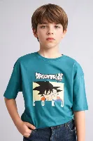 Resim Defacto Erkek Çocuk T-shirt H3516A8/GN368