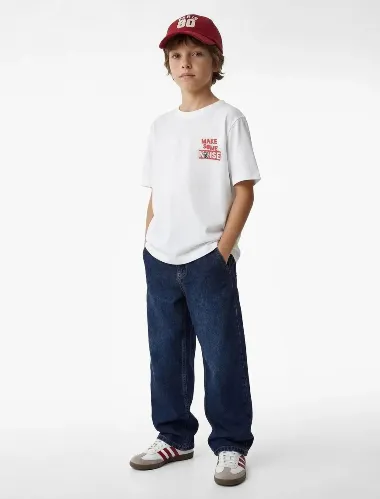 Resim Koton Erkek Çocuk T-shirt 6SKB10346TK