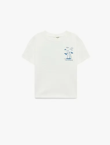Resim Koton Erkek Bebek T-shirt 6SMB10161TK