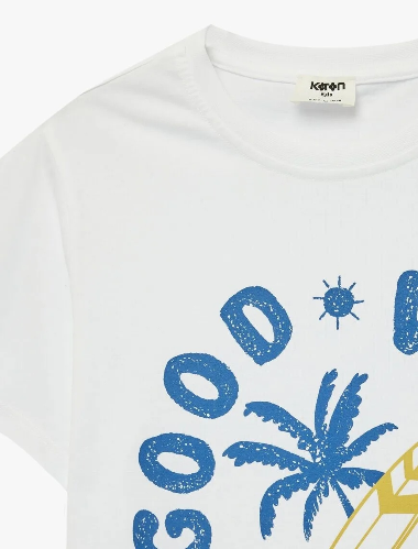 Resim Koton Erkek Çocuk T-shirt 6SKB10158TK