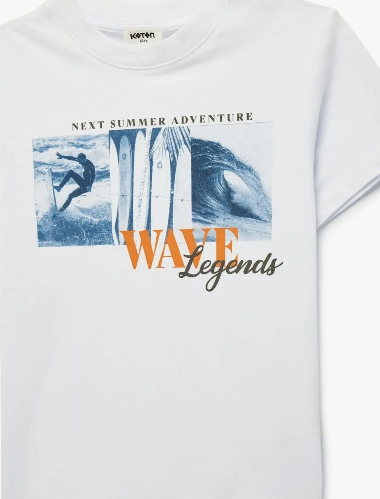 Resim Koton Erkek Çocuk T-shirt 6SKB10126TK