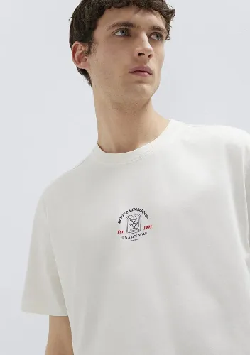 Resim Mavi Erkek T-shirt M0613160-70057
