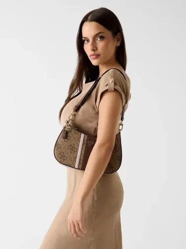 Resim Guess Handbag  Kadın  Çanta HWSS9672180-LGW Noelle Iı Top Zıp Shoulder Bag