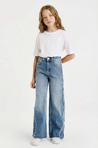 Resim Defacto Kız Çocuk Jean Pantolon G3646A8/NM28