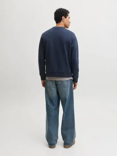 Resim Jack & Jones Jjrush Sweat Crew Neck Erkek Sweat 12298426