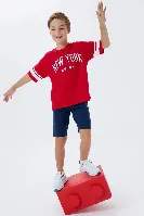 Resim U.S. Polo Assn Kids Erkek Çocuk Şort Takım Us2415-G