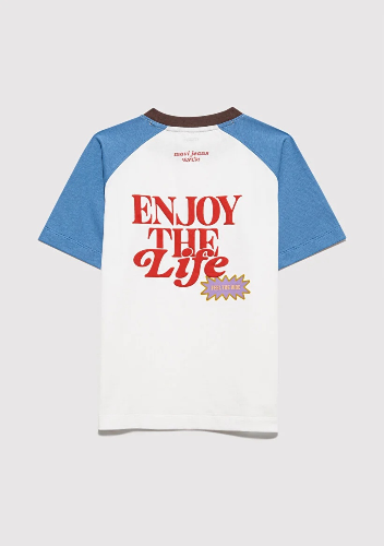 Resim Mavi Erkek Çocuk Tişört M6610410-70057