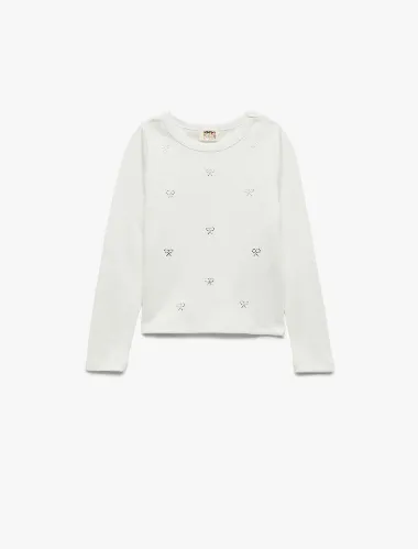 Resim Koton Kız Çocuk Sweat 7WKG10063AK