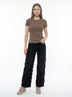 Resim Loft Kadın Kısa Kol T-shirt LF2043599