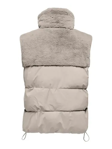 Resim Only Onlwanja Fur Puffer Mıx Waıstcoat Cc Otw Kadın Mont 15322053