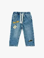 Resim Koton Erkek Bebek Jean Pantolon 6SMB40015TD