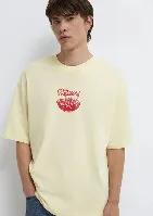 Resim Mavi Erkek T-shirt M0613373-89143