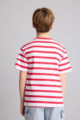 Resim Defacto Erkek Çocuk T-shirt H4342A8/RD79