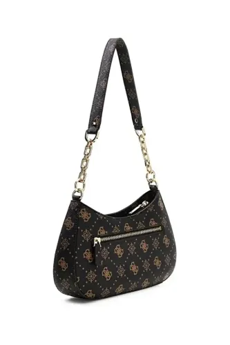 Resim HWGP9898180-ESL Carrıe Logo Top Zıp Shldr Bag Gues Kadın Çanta
