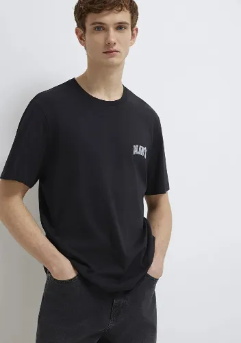 Resim Mavi Erkek T-shirt M0611714-900
