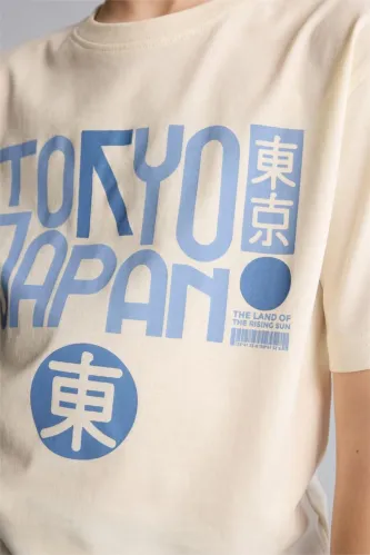 Resim Defacto Erkek Çocuk T-shirt G9961A8/ER238