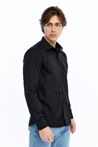 Resim Süvari Wonder Slım Uzun Erkek Gömlek Gm1007100695