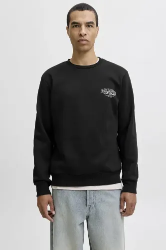 Resim Jack & Jones Jjmakoto Sweat Crew Neck Erkek Sweat 12278601