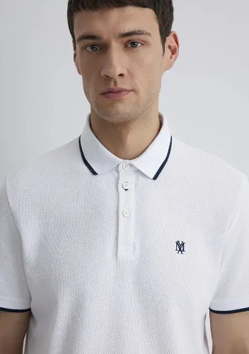 Resim Mavi Polo Erkek T-Shirt M066039-620