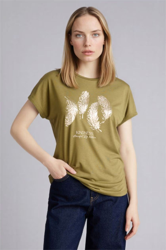 Resim Defacto Kadın T-shirt G9261AX/KH21