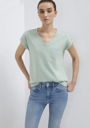 Resim Mavi Kadın T-shirt M1600961-71780