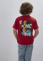 Resim Mavi Erkek Çocuk Tişört M6610431-70478