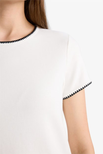 Resim Defacto Kadın T-shirt F9831AX/ER105