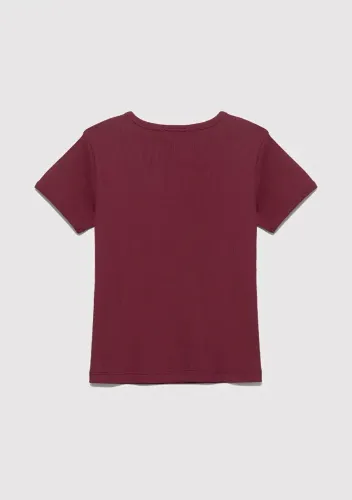 Resim Mavi Kız Çocuk T-shirt M7610350-70393