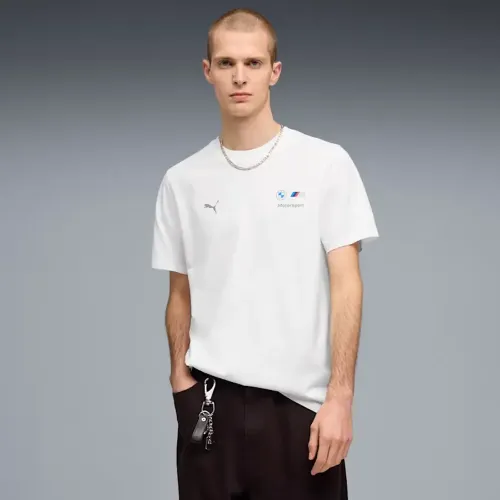 Resim Puma Bmw Mms Ess Logo Tee Erkek T-Shirt 634897-02