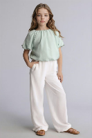 Resim Defacto Kız Çocuk Kanvas Pantolon H1224A8/WT34