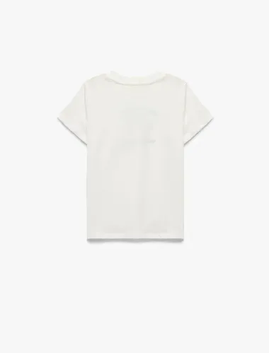 Resim Koton Kız Çocuk T-shirt 6SKG10589AK
