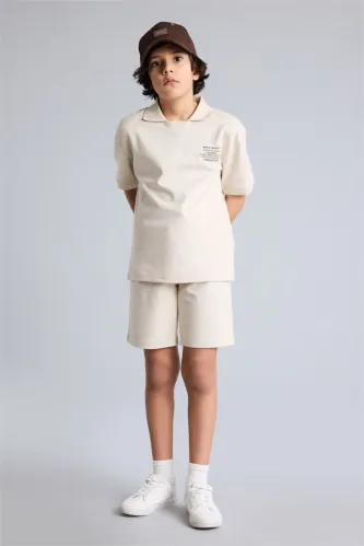Resim Defacto Erkek Çocuk Şort Takım E2822A8/BG74