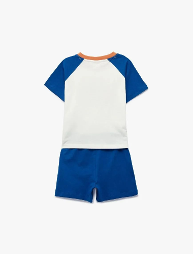 Resim Koton Erkek Bebek Şort Takım 6SMB10066TK