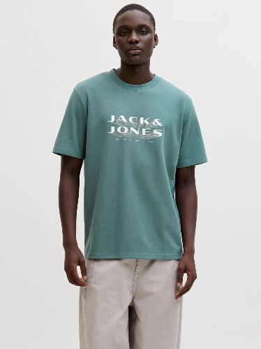 Resim Jack & Jones Jcofusıon Jj Brandıng Tee Ss Crew Neck Erkek T-Shirt 12289880
