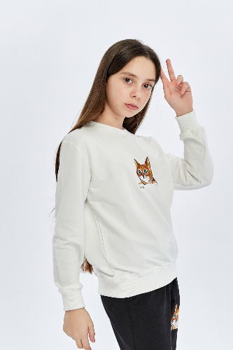 Resim Yenikoza Kız Çocuk Sweat
