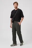 Resim T19Er-82196 Düz Paça Erkek Eşofman Alt