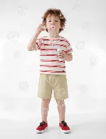 Resim Koton Erkek Bebek Kot&Kanvas Şort 6SMB40033TW