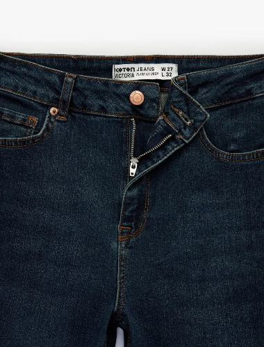 Resim Koton Kadın Jean Pantolon 6SAL40013MD