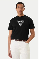 Resim Guess  Erkek  T-shirt M6RI23K8FQ4-JBLK Ss Cn Terry Logo Tee