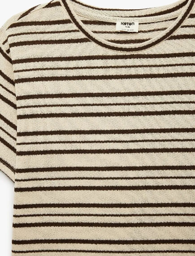 Resim Koton Erkek Çocuk T-shirt 6SKB10297TK