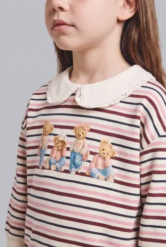 Resim Defacto Kız Bebek Sweat I7726A5/ER98