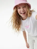 Resim Koton Kız Çocuk T-shirt 6SKG10511AK