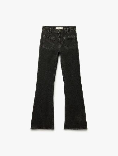 Resim Koton Kadın Jean Pantolon 6WAL40148MD