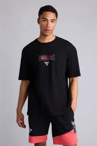 Resim Defacto Erkek T-shirt H3327AX/BK81