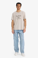 Resim Defacto Erkek T-shirt F9683AX/BG766