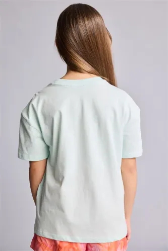 Resim Defacto Kız Çocuk T-shirt H7246A8/TR142